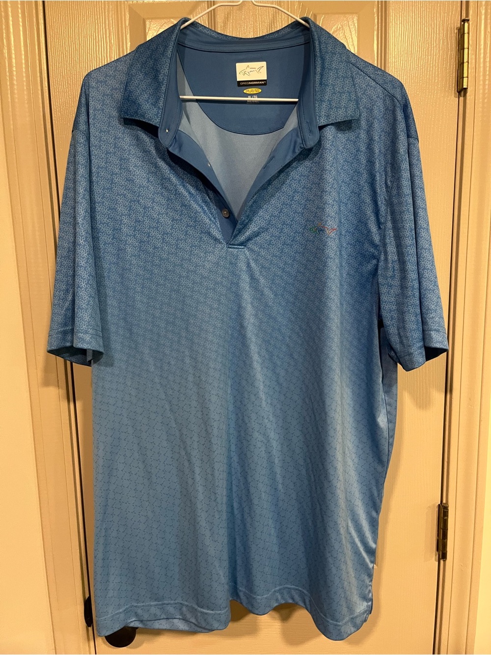 Greg Norman Collection Blue Performance Polo